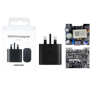 شارژر دیواری سوپر فست و PD تک پورت SAMSUNG مدل EP-TA800 25W - مشکی - MMS (گارانتی شش ماهه YA)